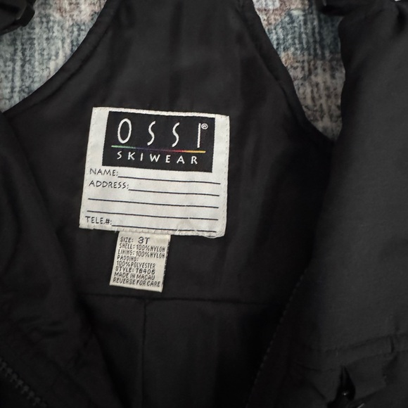 ✏️2/$35- Kids Black Snow Bib Overalls - Picture 2 of 4